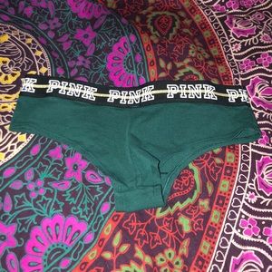 NWOT Victoria’s Secret PINK Hunter Green Cheekster